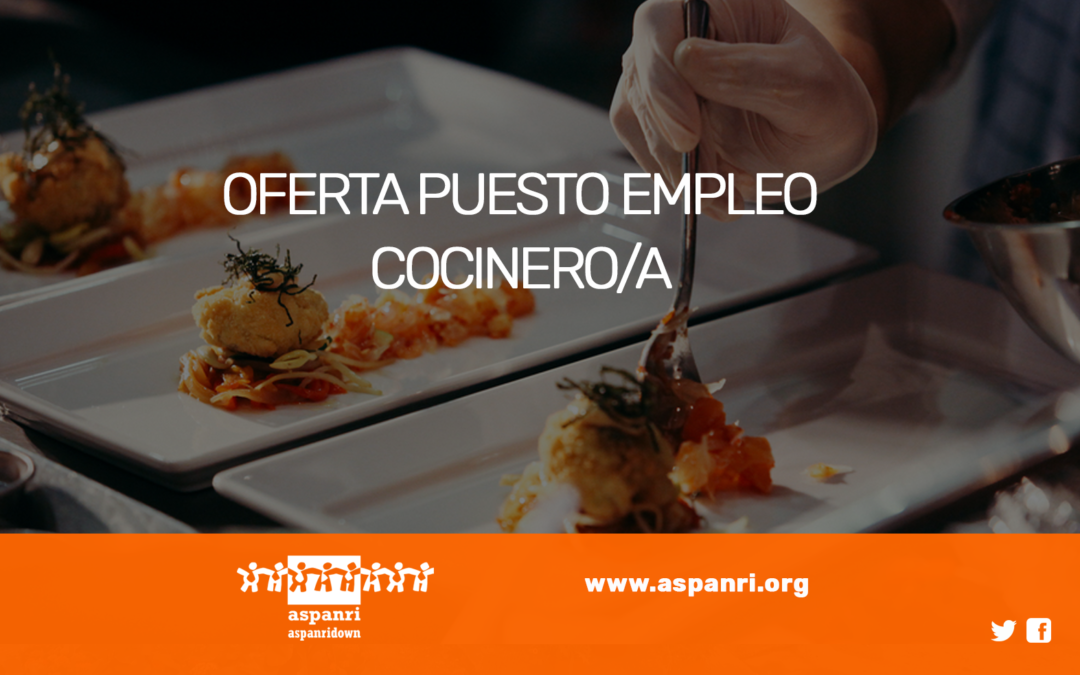 OFERTA PUESTO EMPLEO: COCINERO/A